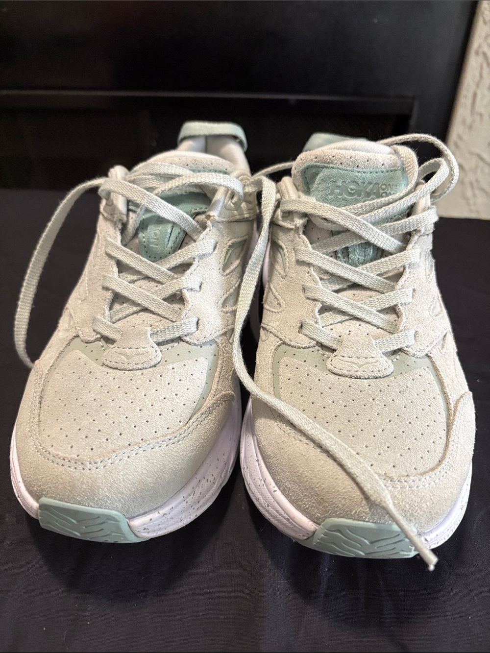 Hoka Women's Sneakers in Light Sage with Mint Accents - Picture 5 of 10